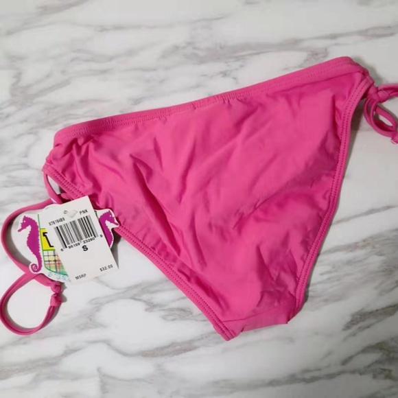 NWT Waterfront Bikini Swimsuit Top & Side Tie Bottom Set Size S - Picture 3 of 4